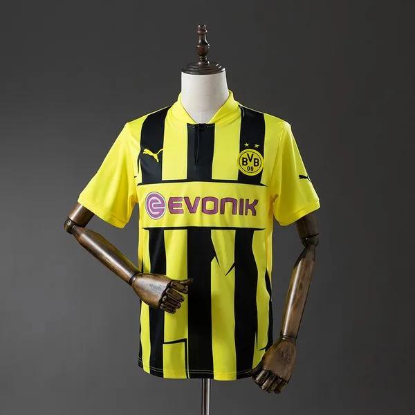 Camiseta de fútbol Borussia Dortmund 2012/13 LOCAL MANGA CORTA VERSION FAN